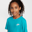 Nike Junior Sportswear Tee EMB Futura Low Brand Read blau 46593 3