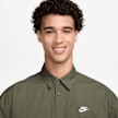 Nike   Club Shortsleeve Button Oversize Shirt zelena 46692 3