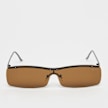 Karl Kani Signature Thin Metal Frame Sunglasses braun 47423 1