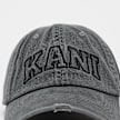 Karl Kani Serif Distress Denim Dad Cap grau 47404 4