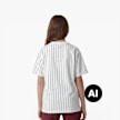 Karl Kani Small Signature Essential Pinstripe Tee Junior weiß 47406 2