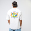 New Era MLB Baseball Graphic Oversize Tee Los Angeles Dodgers blanc 47732 1