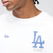 New Era MLB Baseball Graphic Oversize Tee Los Angeles Dodgers blanc 47732 3