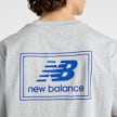 New Balance Woven Label T-Shirt grau 47822 5