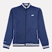 New Balance Double Knit Full Zip Funnel Top bleu 49038 1