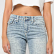 True Religion Joey Mr Flare Flap blauw 49273 3
