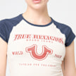 True Religion Raglan Baby Tee beż 49276 3