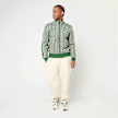 Lacoste Track-Jacke Paris aus Jacquard mit Reißverschluss grün 49339 6