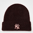 New Era Female Wide Cuff Beanie New York Yankees smeđa 49335 1