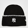 New Era Female Chunky Topstitch Beanie New York Yankees schwarz 49392 1