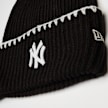 New Era Female Chunky Topstitch Beanie New York Yankees negro 49392 3