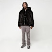 Urban Classics Full Zip Faux Fur Hoodie negro 61361 4