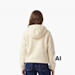 Karl Kani Signature Rubber Patch Teddy Zip Hoodie beige 61419 2
