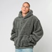 Karl Kani Signature Teddy Hoodie grijs 61439 1