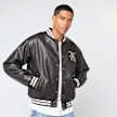 Karl Kani Kani Western Pu Leather College Jacket preto 61448 2