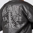 Karl Kani Kani Western Pu Leather College Jacket preto 61448 5