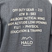 HALO Graphic Boxy Crew cinzento 85907 4