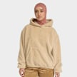 adidas Originals Essentials Teddy Crop Hoodie beige 84445 1