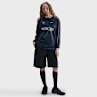 Nike   Sportswear Long-Sleeve Jersey Top bleu 91786 6