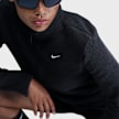 Nike   Sportswear Phoenix Plush Slim Long-Sleeve Cozy Fleece 1/2-Zip Top zwart 91789 3