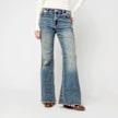 True Religion Katrina High Rise Flare Flap Big T blau 92540 1