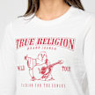 True Religion Long Sleeve Tee Slim Fit blanc 92535 3