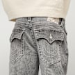 True Religion Ricky Straight Jeans grau 92555 4