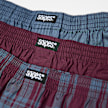 SNIPES 3 PACK - Woven Label Woven Boxershorts multicolorido 92658 2