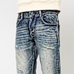 Smoke Rise Heavy Whisker Effect Jeans bleu 92684 3