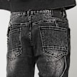 Smoke Rise Color Block & Piping Jeans schwarz 92690 4