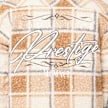 Smoke Rise Boucle Plaid Woven Shirt oranje 92691 4
