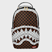 SPRAYGROUND Cream and Brown Tear Check Backpack braun 92721 1