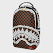SPRAYGROUND Cream and Brown Tear Check Backpack braun 92721 2