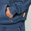 125mm x SNIPES Small Logo Essential Oversized Hoodie bleu 92762 4