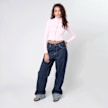 Karl Kani Signature Rinsed Straight Leg Denim Pants niebieski 92779 5
