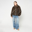 Karl Kani Metal Signature Faux Fur Jacket marrone 92794 4