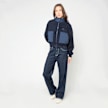 Karl Kani OG Crop Teddy Bomber Jacket blu 92790 5
