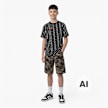 Karl Kani Small Signature Essential Pinstripe Tee Junior nero 92877 4