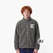 Karl Kani Retro Patch Teddy Trackjacket Junior grijs 92879 1