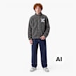 Karl Kani Retro Patch Teddy Trackjacket Junior grijs 92879 4
