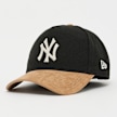 New Era 9Forty E-Frame Suede Visor MLB New York Yankees Schwarz 92979 1