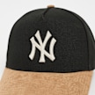 New Era 9Forty E-Frame Suede Visor MLB New York Yankees czarny 92979 4