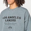 New Era NBA Linear Graphic Boxy Crew Los Angeles Lakers grau 93056 3