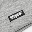 SNIPES Woven Label Basic Logo Beanie gris 93133 3