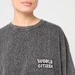 Felicious Vintage Oversize T-Shirt Rhinestones Grau 93139 3