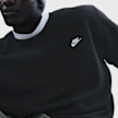 Nike   Club Fleece Crew preto 93366 2