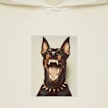 Mister Tee Fearless Dawg Fluffy Hoody bež 93444 3