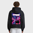 Mister Tee Heat Is On Fluffy Hoody schwarz 93439 1