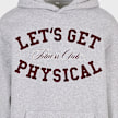 Mister Tee Let's Get Physical Fluffy Hoody gris 93443 3