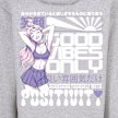 Mister Tee Manga Girl Fluffy Hoody cinzento 93447 4